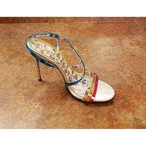Gucci “Hainse” Multicolored sequin sandals